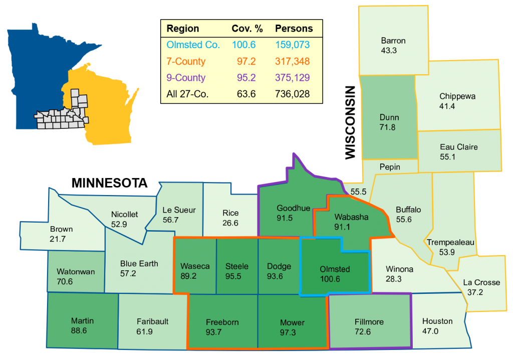 rep2020_coverage_map_external_website | Rochester Epidemiology Project