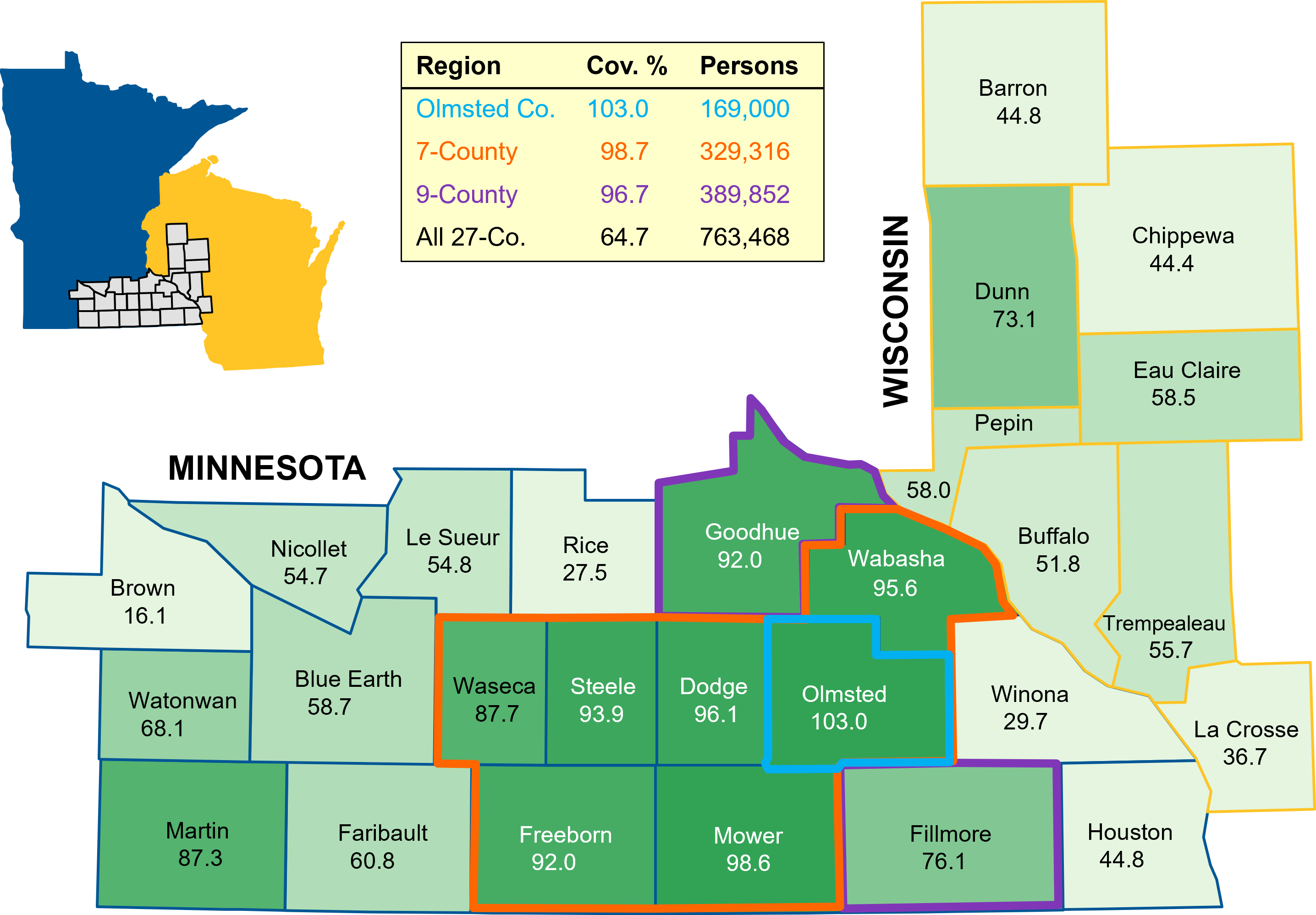 REP Expanded Region Coverage